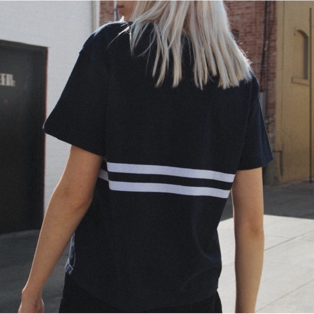 ❌SOLD❌Brandy Melville Aleena Stripe Tee - Picture 3 of 7